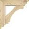 Ekena Millwork Imperial Traditional Rough Sawn Bracket w/ Offset Brace, Douglas Fir, 6"W x 22"D x 22"H BKT0604X22X22IMP01RDF - alternate 4
